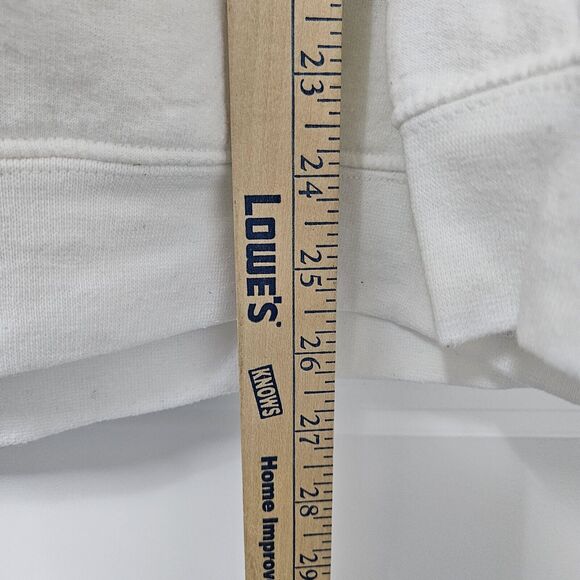 Keith Haring Artist White Pull Over Hoodie Hooded Sweat Shirt Size Large EUC - Picture 7 of 9